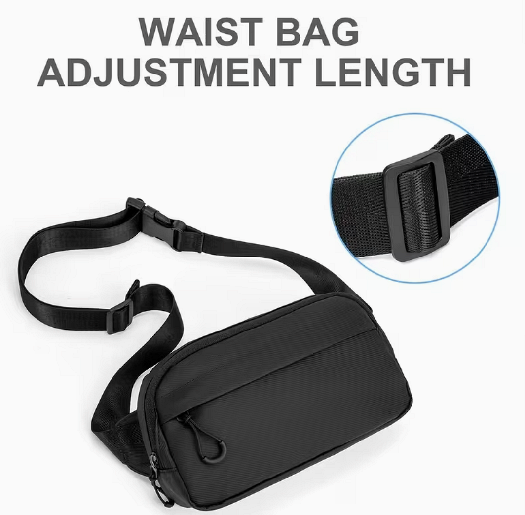 Geantă compactă pentru talie EDC – geantă minimalistă de zi cu zi