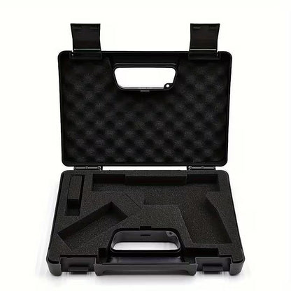 Valiză din plastic pentru pistol cu burete - neagră