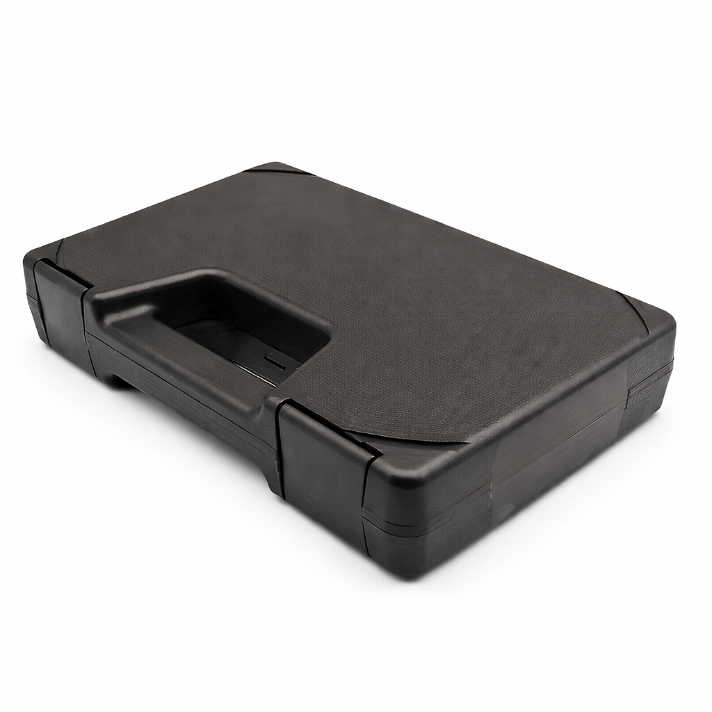 Valiză din plastic pentru pistol cu burete - neagră