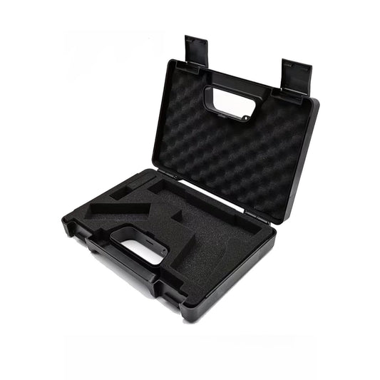 Valiză din plastic pentru pistol cu burete - neagră