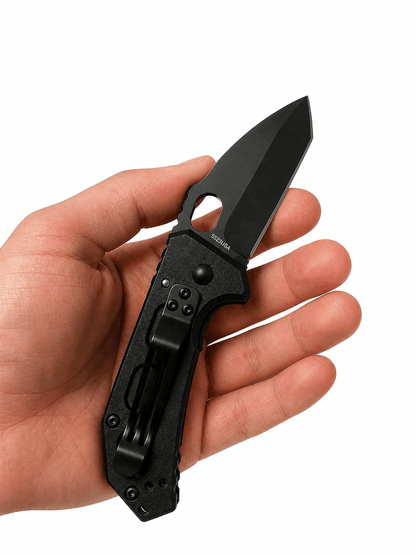 Mini cuțit pliabil Black Airsoft KA-BAR - EDC
