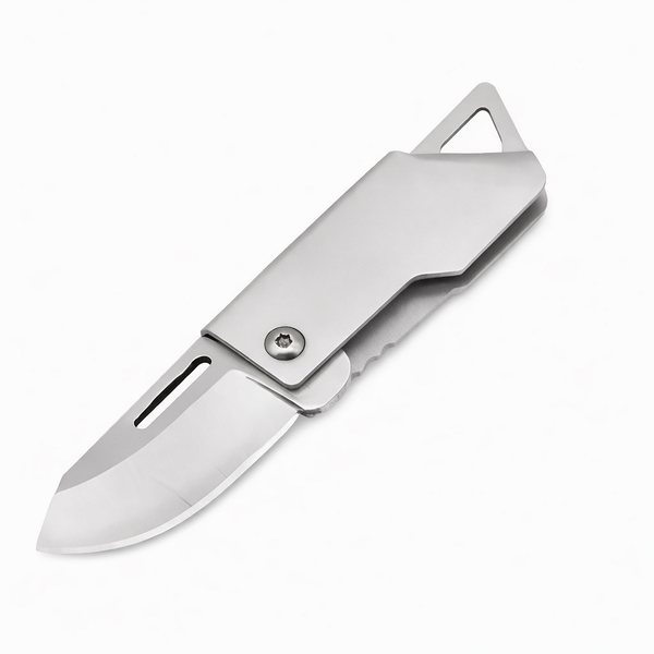 Mini briceag pliabil pentru breloc – unealtă EDC compactă