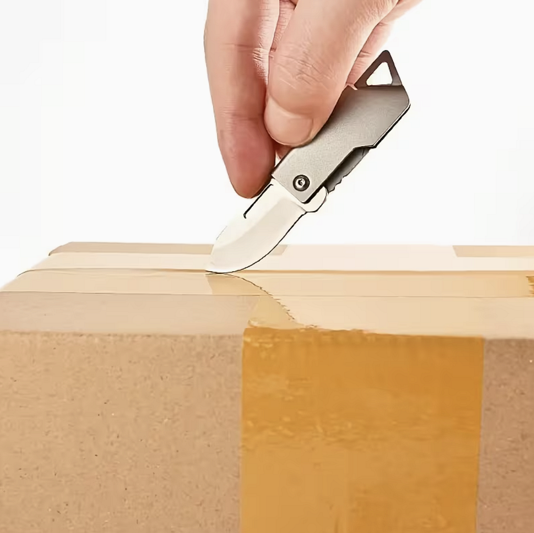 Mini briceag pliabil pentru breloc – unealtă EDC compactă