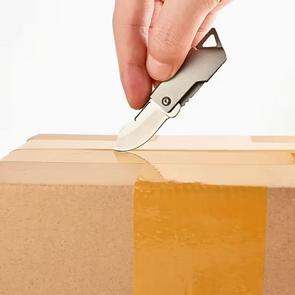 Mini briceag pliabil pentru breloc – unealtă EDC compactă