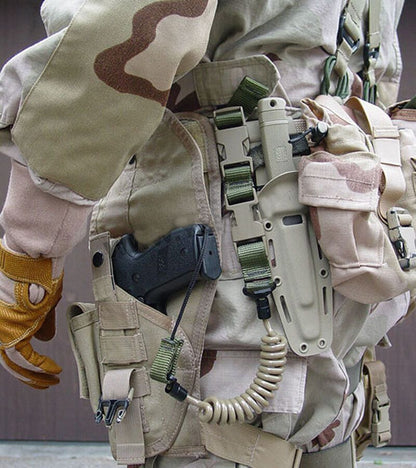 Cablu de siguranță pentru pistol BlackAirsoft Tough, șnur, curea