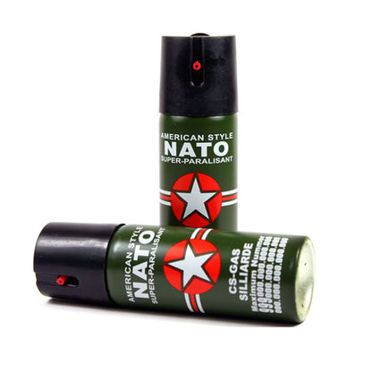 Парализиращ спрей NATO CS-GAS 60 ml – спрей за самозащита с дюза Jet до 3 м
