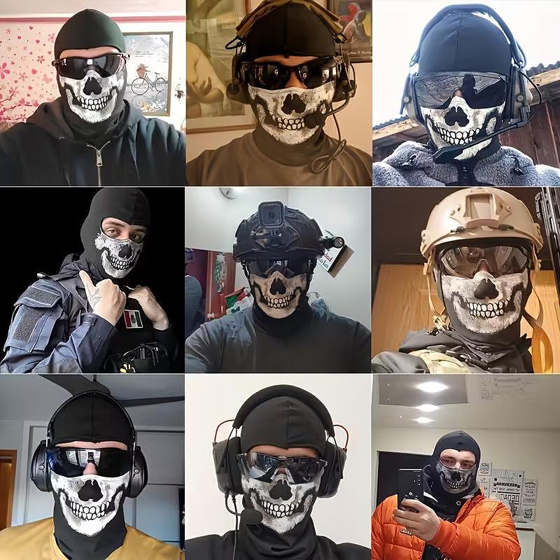 Balaclava tactică – Call of Duty Ghosts - Simon Riley