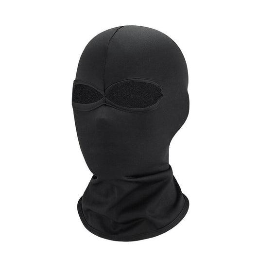 Cagula tactică cu două orificii pentru ochi, neagră