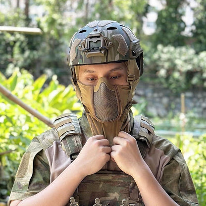 Balaclavă tactică cu mască de gură încorporată