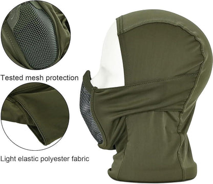 Balaclavă tactică cu mască de gură încorporată