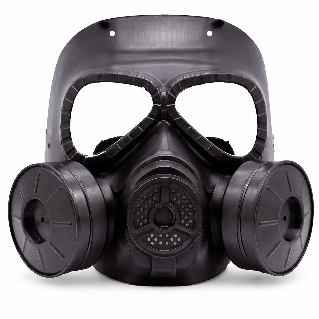 Masca tactică cu filtre duble – stil SWAT