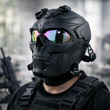 Masca tactică Skull Helmet cu vizor