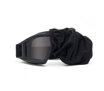 Masca de protecție tactică, ochelari anti-ceață