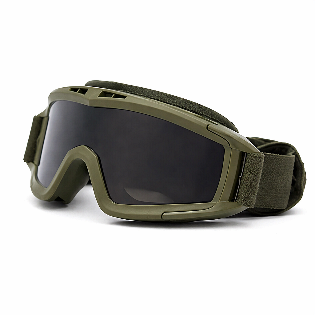 Masca de protecție tactică, ochelari anti-ceață