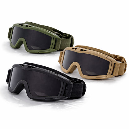 Masca de protecție tactică, ochelari anti-ceață
