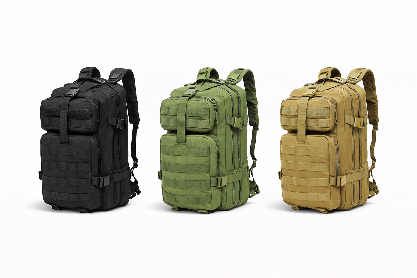 Rucsac tactic 30L, velcro cu steag SUA 1000D