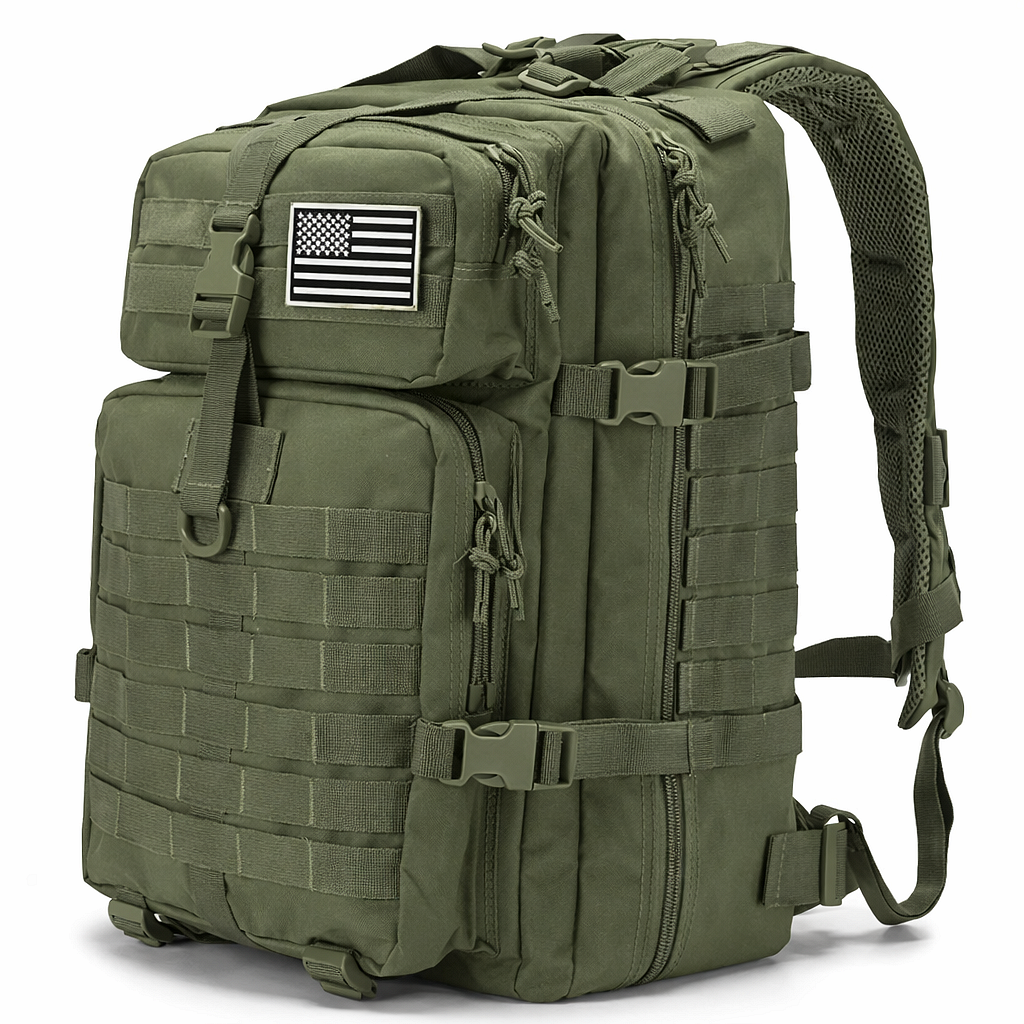 Rucsac tactic 45L, velcro cu steag SUA 900D