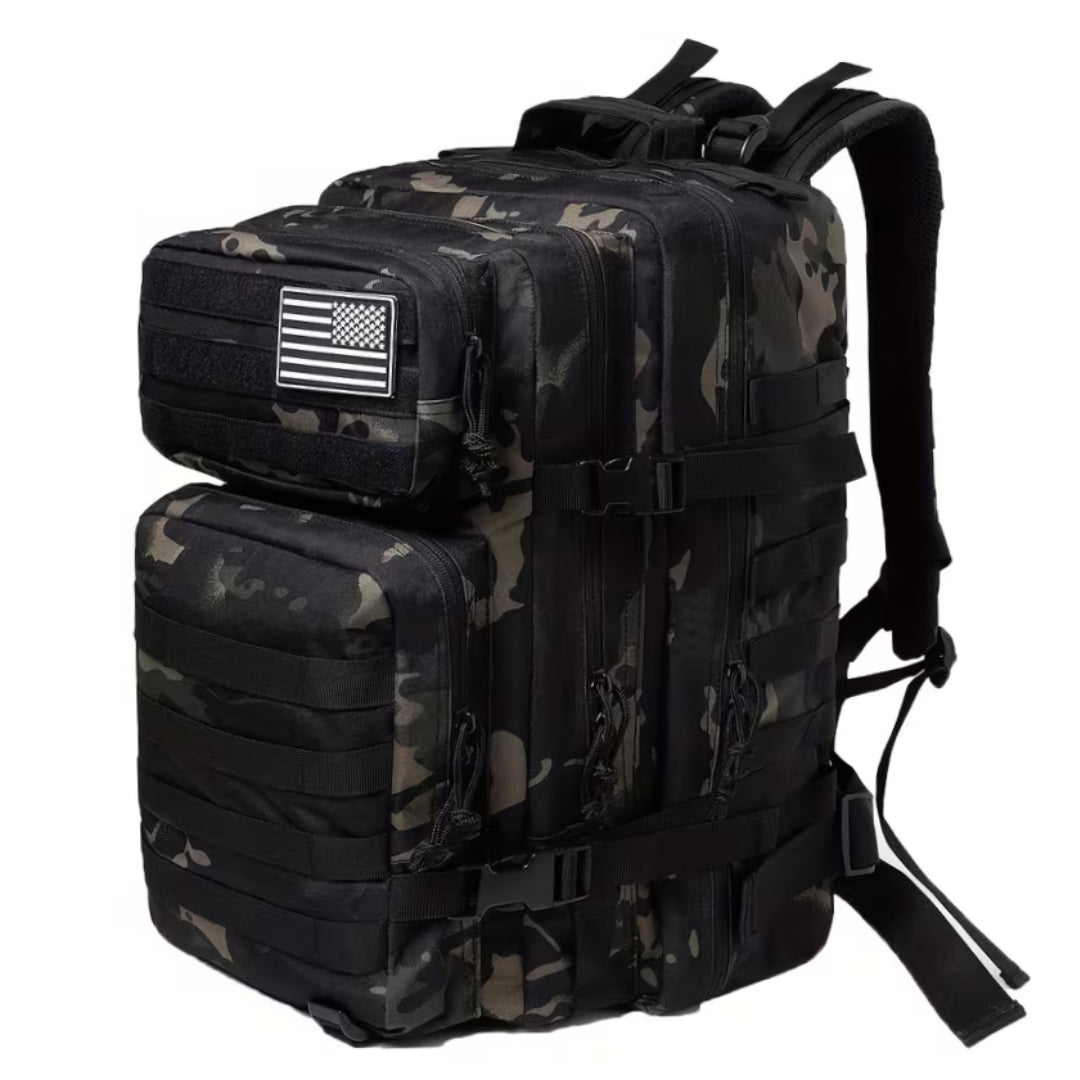 Rucsac tactic 45L, velcro cu steag SUA 900D