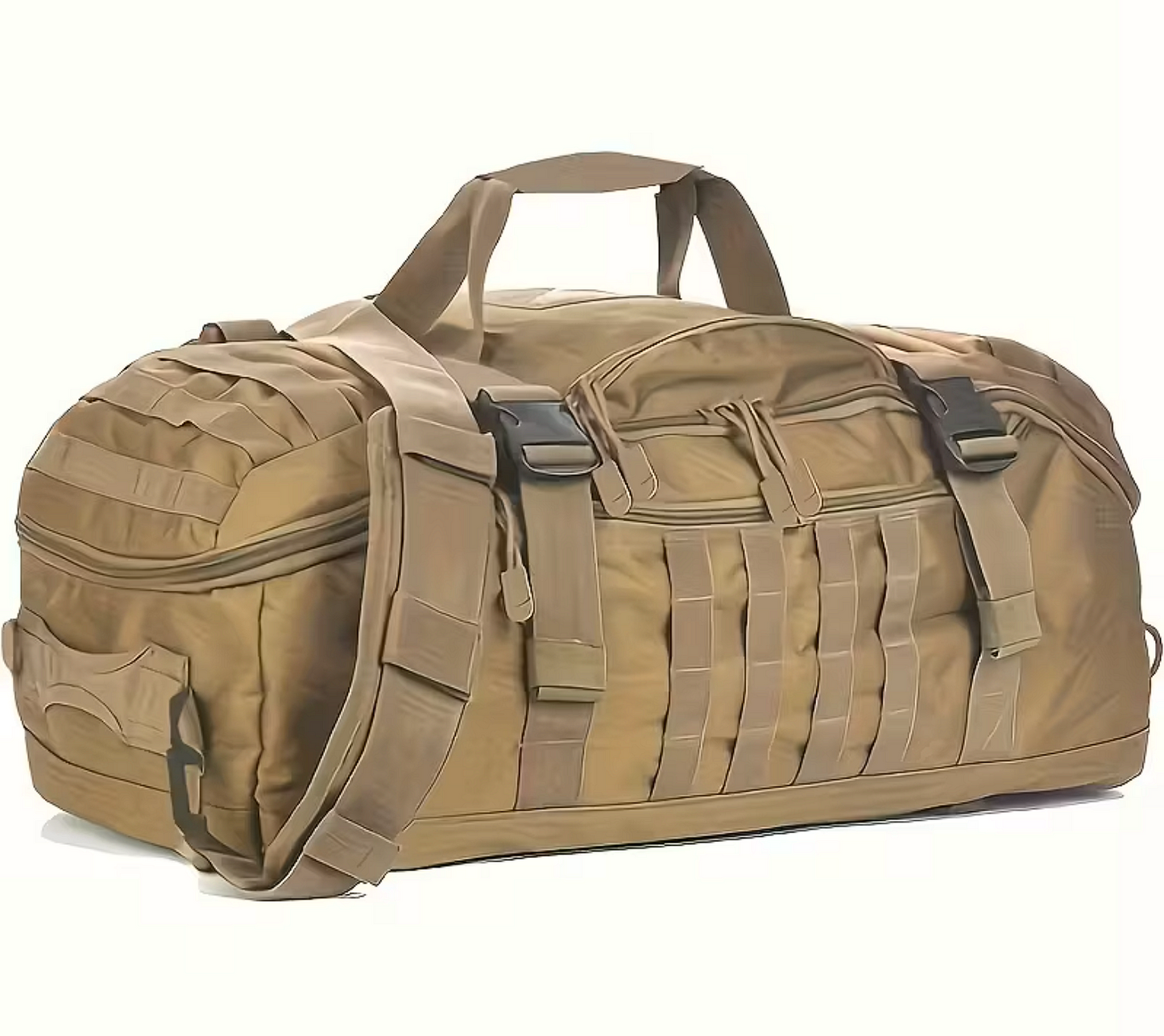 Rucsac tactic 3în1 45L cu sistem MOLLE – rucsac, geantă de voiaj și geantă de mână