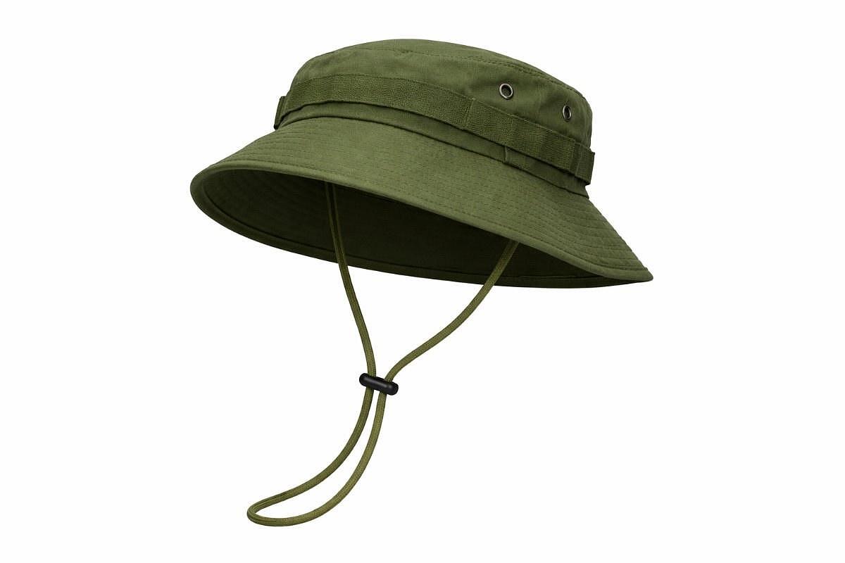 Pălărie tactică tip "Bucket" - cu șnur și orificii de ventilație