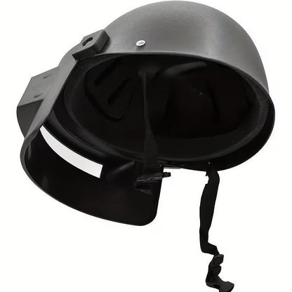 Cască de protecție tactică cu vizor – stil SWAT, neagră