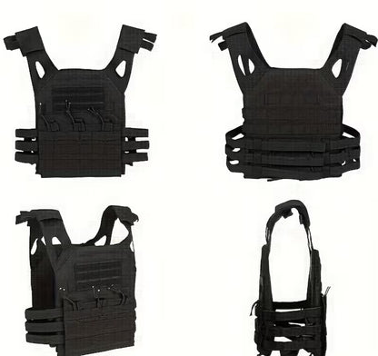 Vestă tactică Plate Carrier, sistem MOLLE, reglabilă