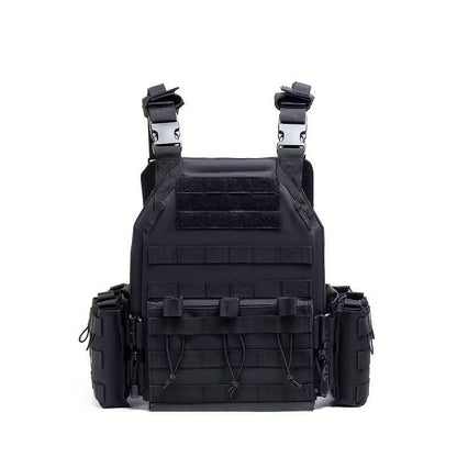 Vestă tactică Plate Carrier, sistem MOLLE, cu module - reglabilă