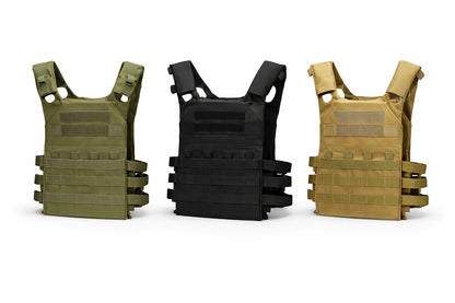 Vestă tactică Plate Carrier, sistem MOLLE, reglabilă