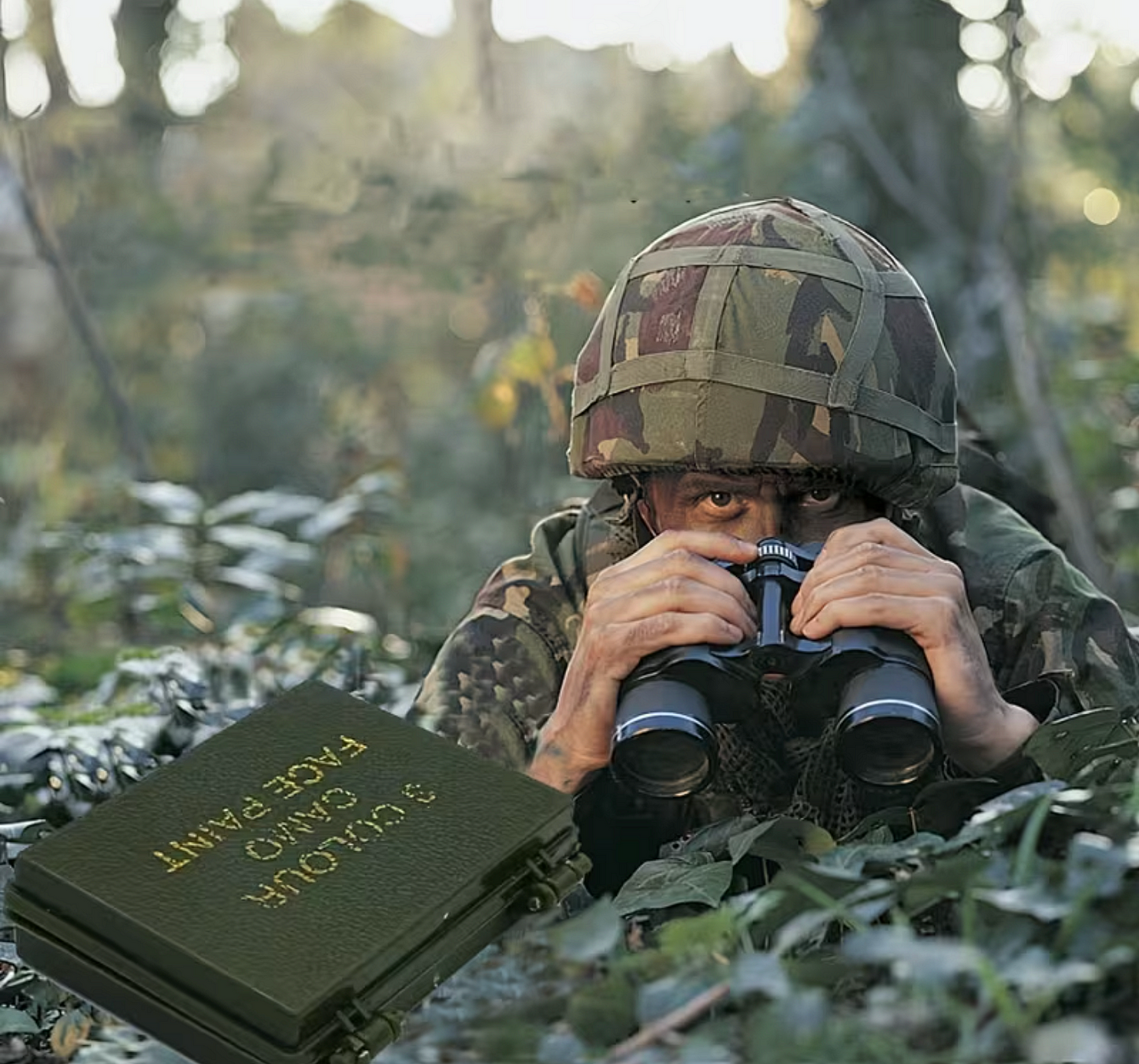 Cremă de camuflaj tactică pentru față – 3 culori