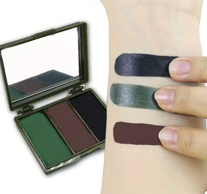 Cremă de camuflaj tactică pentru față – 3 culori