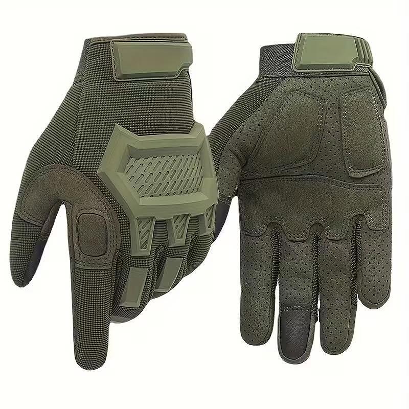 Mănuși tactice cu touchscreen, antiderapante