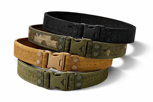 Centură tactică lată 5 cm cu cataramă rapidă, 125 cm