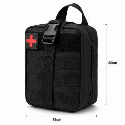 Trusă tactică MOLLE BlackAirsoft Rip-Away, geantă medicală de prim ajutor