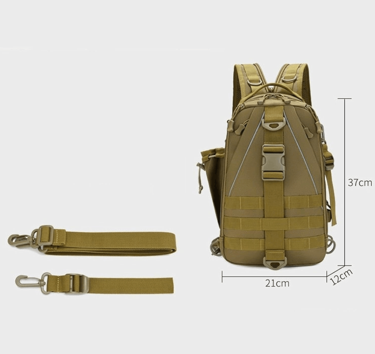 Rucsac tactic sling 15L cu sistem MOLLE