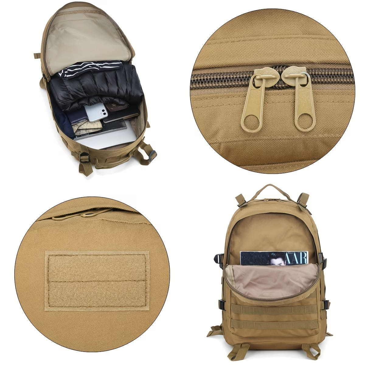 Rucsac tactic de drumeție 30L cu sistem MOLLE