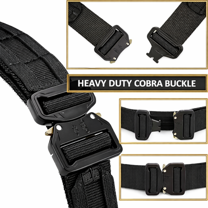 Centura MOLLE tactică cu centură interioară și cataramă metalică - 130 cm