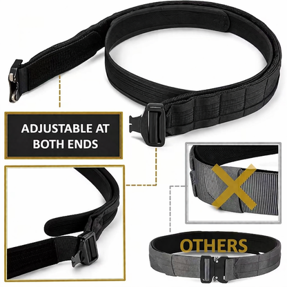 Centura MOLLE tactică cu centură interioară și cataramă metalică - 130 cm