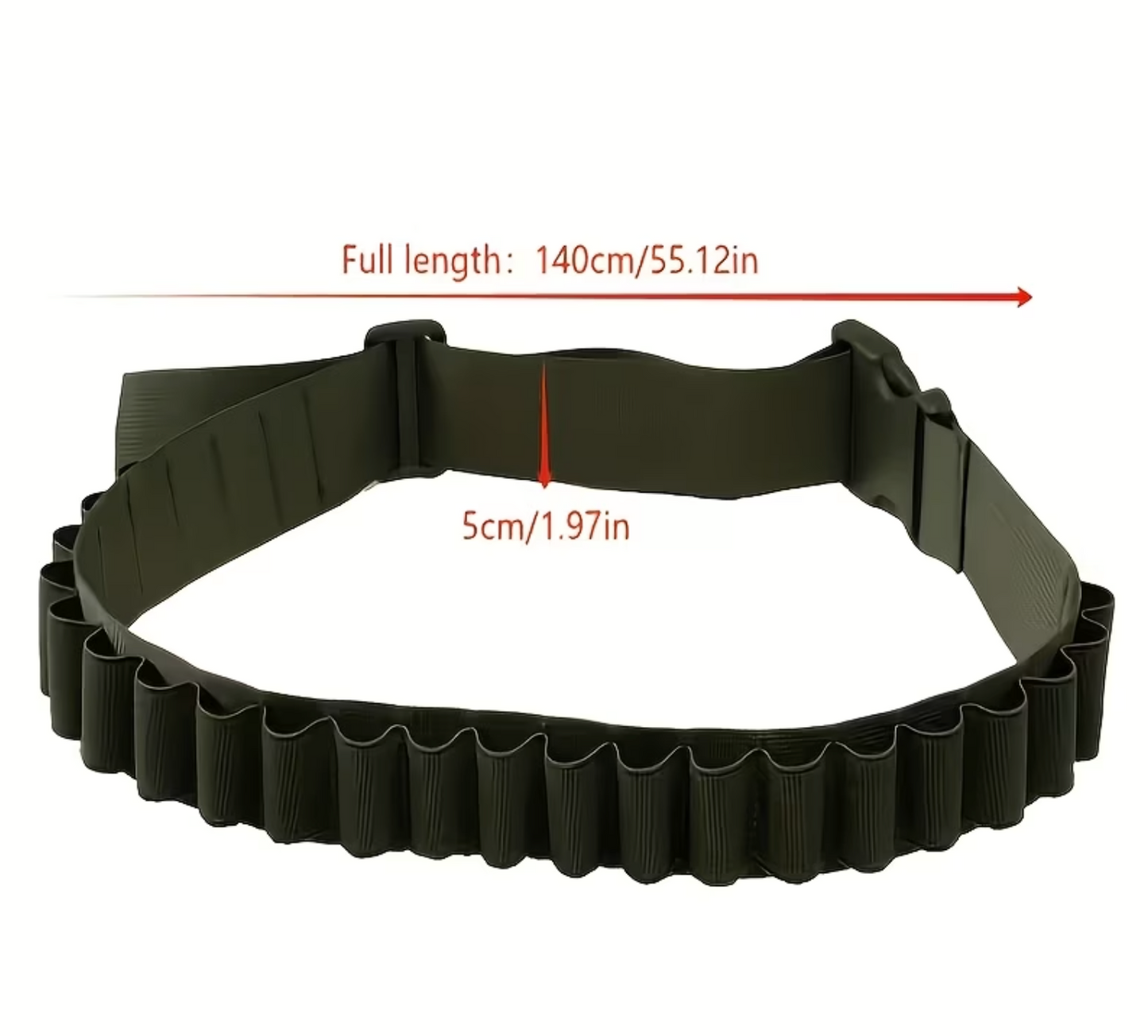 Bandolier tactic pentru 12 calibre