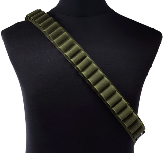 Bandolier tactic pentru 12 calibre