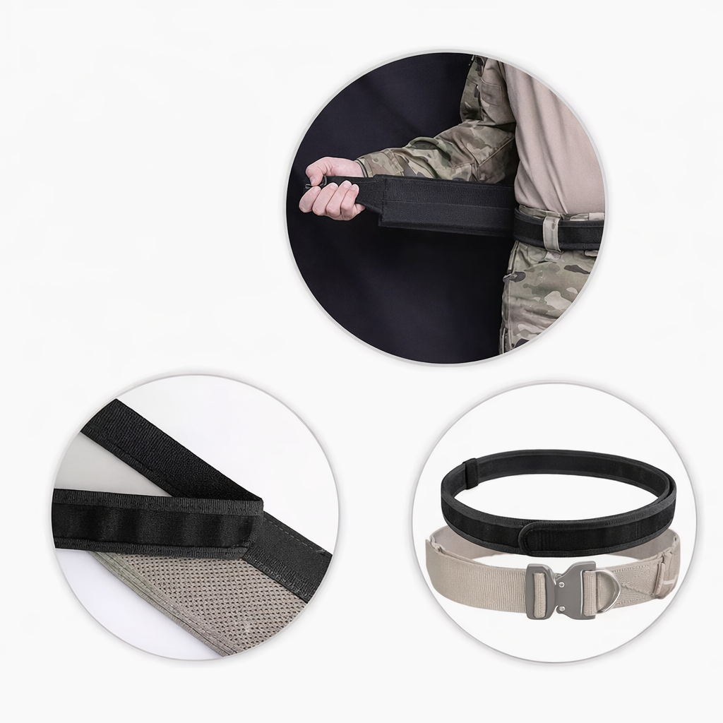 Curea tactică interioară 3.8cm (134cm) – Velcro Duty Belt