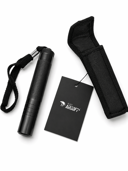 Baston telescopic din oțel Black Airsoft RAPTOR 40cm cu toc