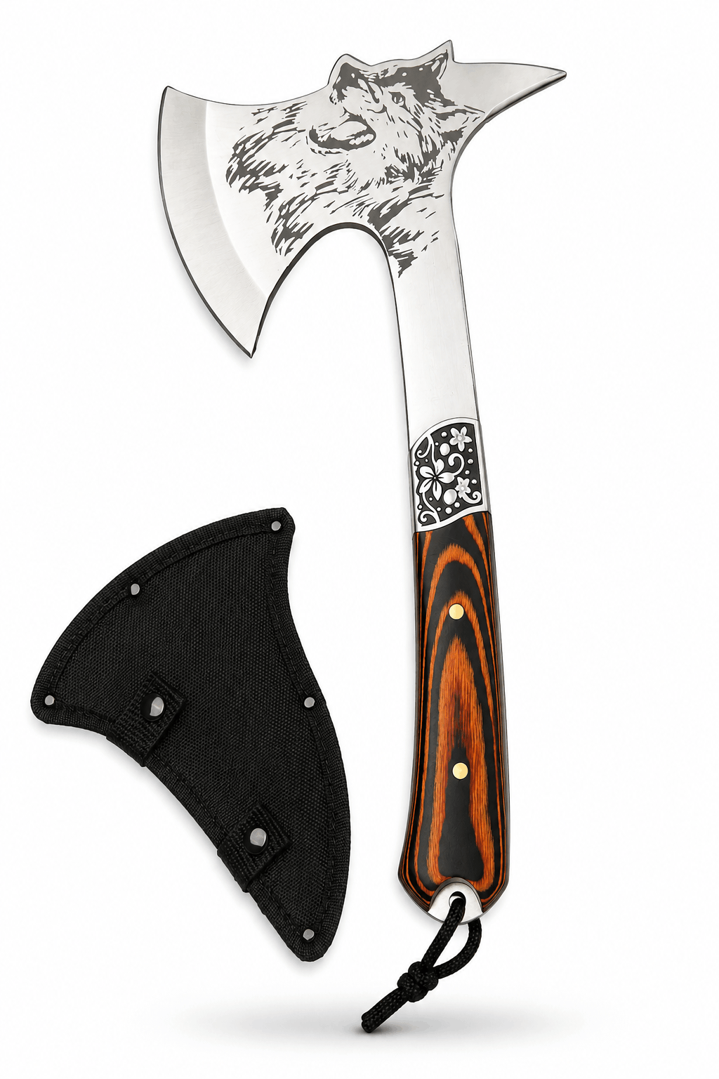 Topor de camping Wolf Edge cu husă