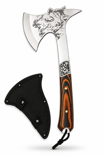 Topor de camping Wolf Edge cu husă