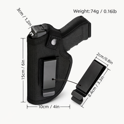 Toc intern pentru pistol, negru